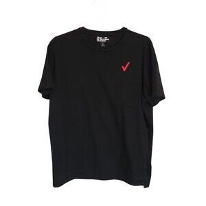 Verizon Football Helmet Promo Black Graphic Short Sleeve Men's T-Shirt -Size XL